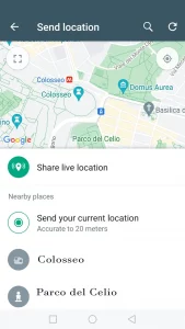Scooter tour follow with Whatsapp live location share