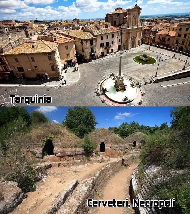 Tarquinia Cerveteri tour etruschi civilization