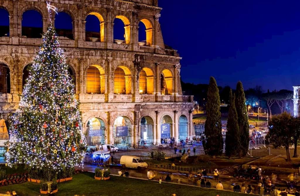 Christmas market in Rome