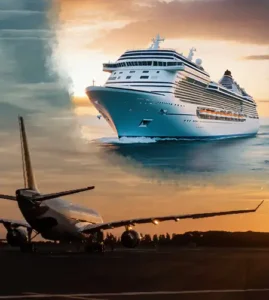 Rome Airport and Civitavecchia Port Transfers Private Day Trips Scoot around Rome Airplane and cruise ship representing Rome airports and Civitavecchia port transfers and day trips